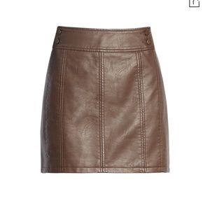 Free people faux retro Bodycon skirt